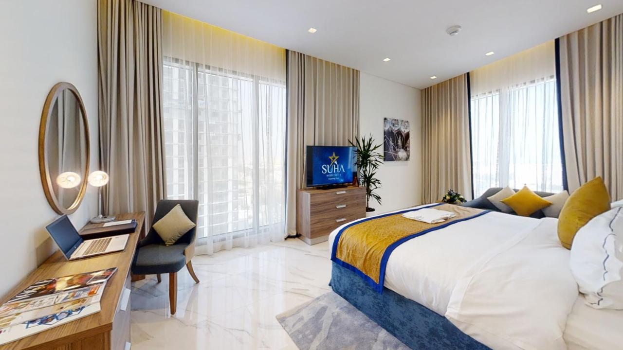 Suha Mina Rashid Hotel Apartments Dubai Exteriör bild