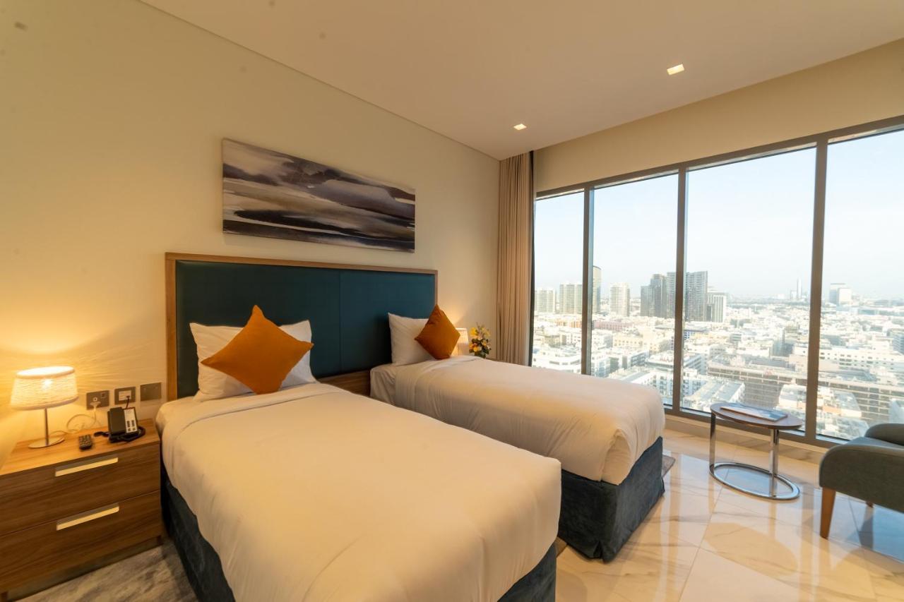 Suha Mina Rashid Hotel Apartments Dubai Exteriör bild