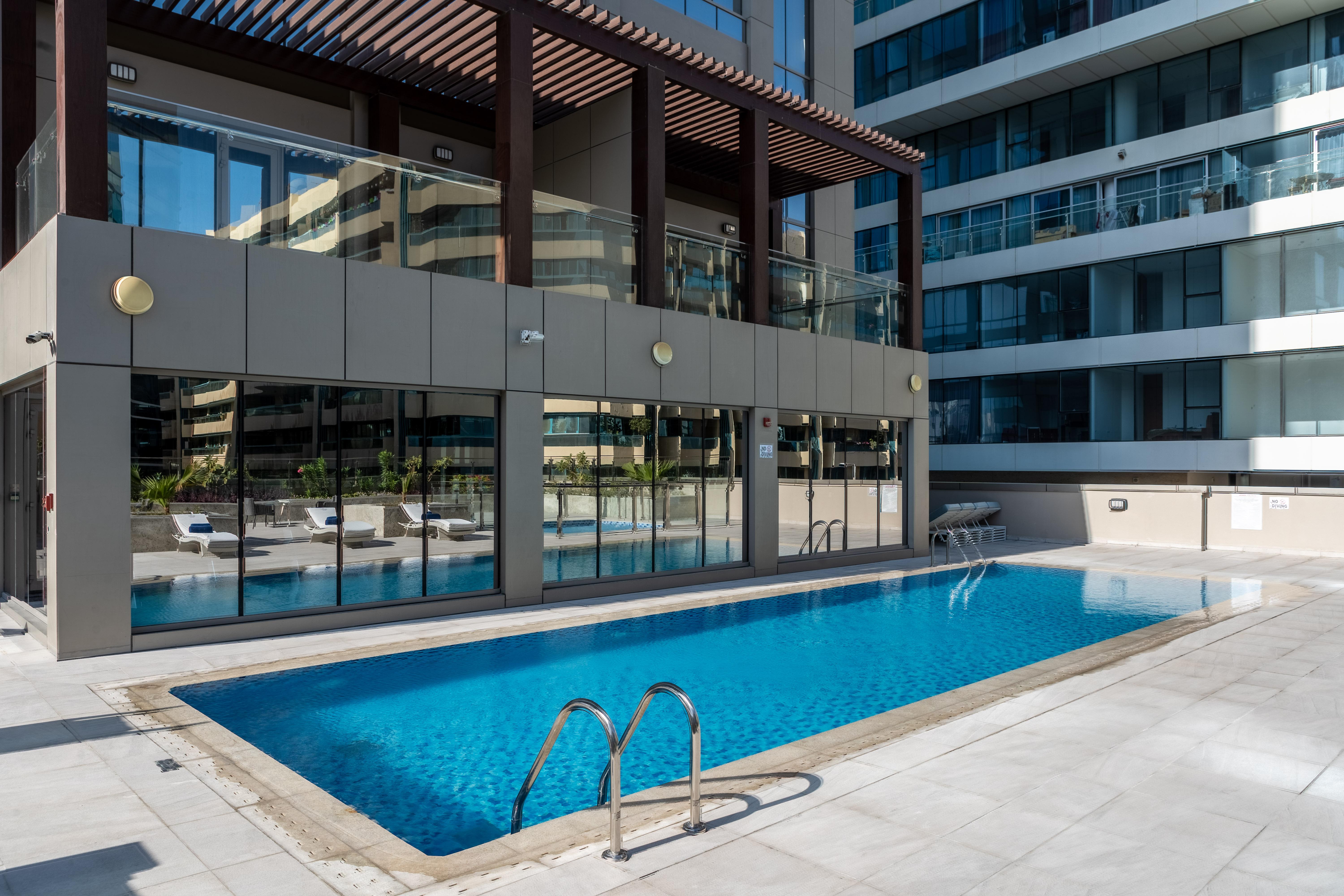 Suha Mina Rashid Hotel Apartments Dubai Exteriör bild