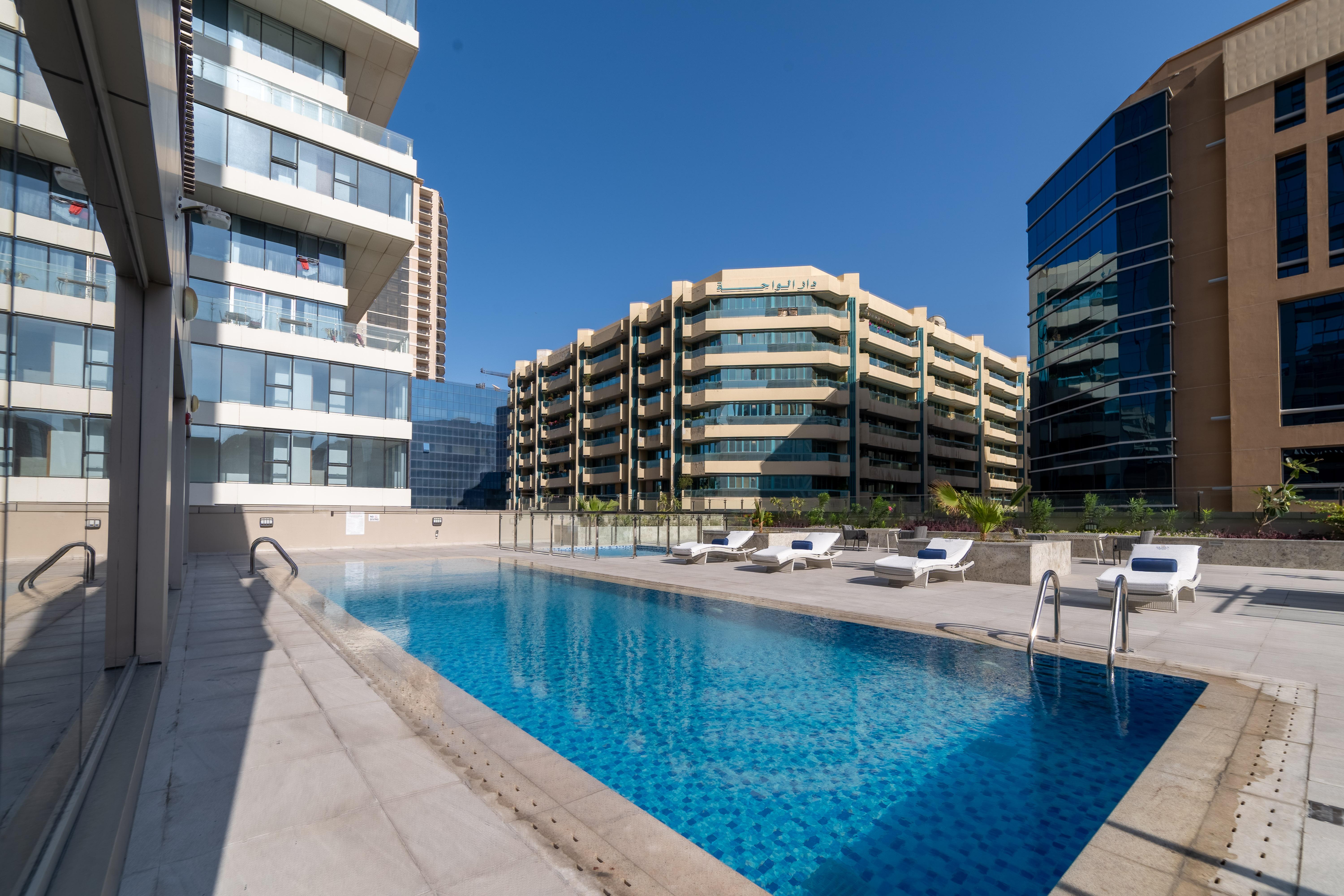 Suha Mina Rashid Hotel Apartments Dubai Exteriör bild