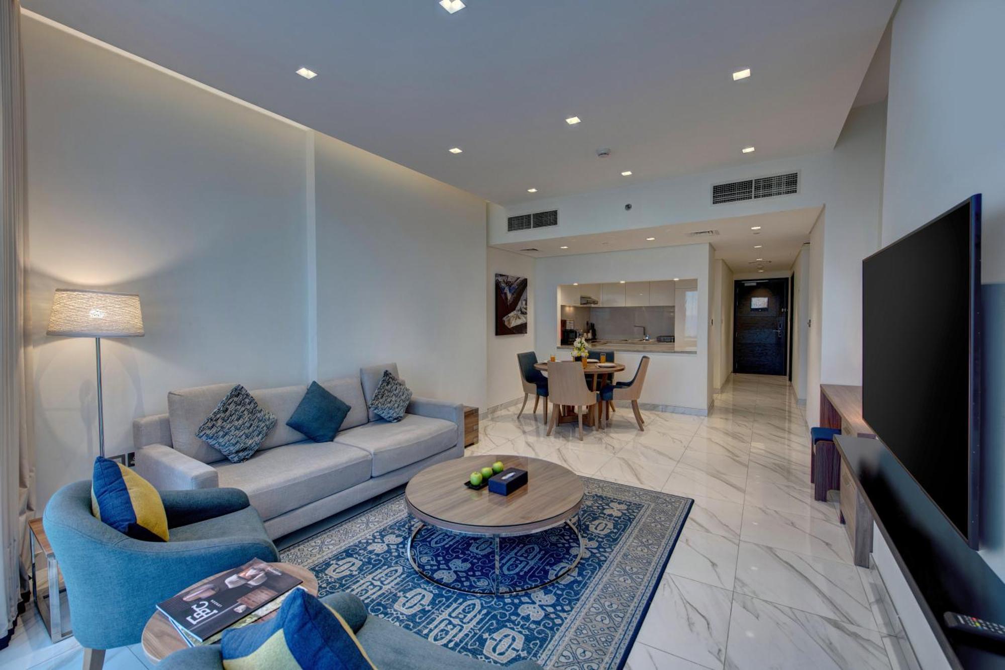 Suha Mina Rashid Hotel Apartments Dubai Exteriör bild