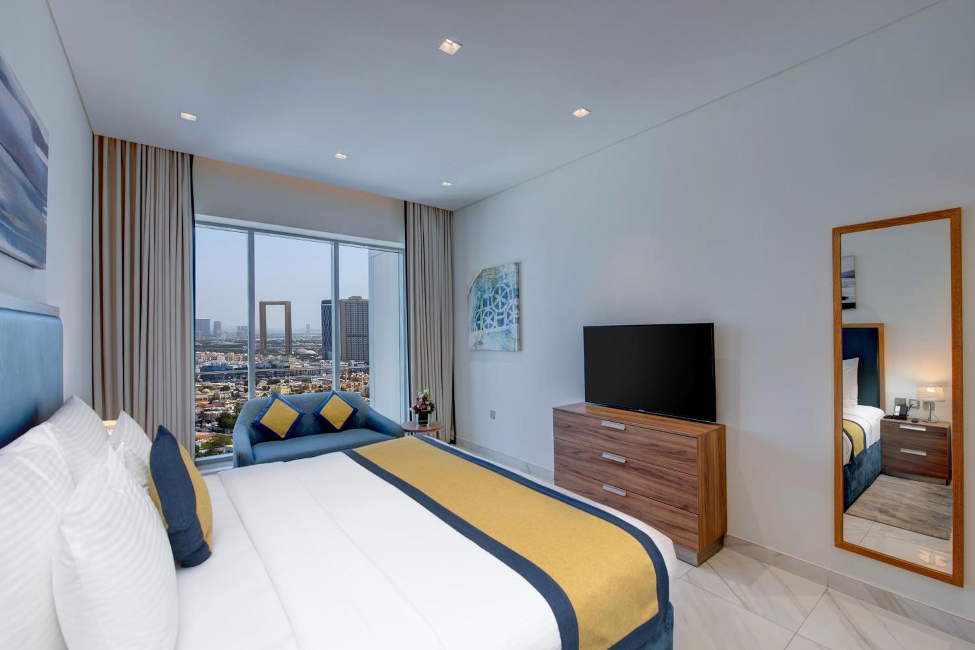 Suha Mina Rashid Hotel Apartments Dubai Exteriör bild