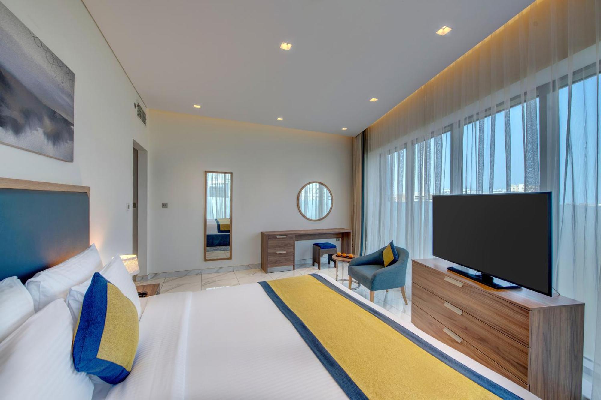 Suha Mina Rashid Hotel Apartments Dubai Exteriör bild
