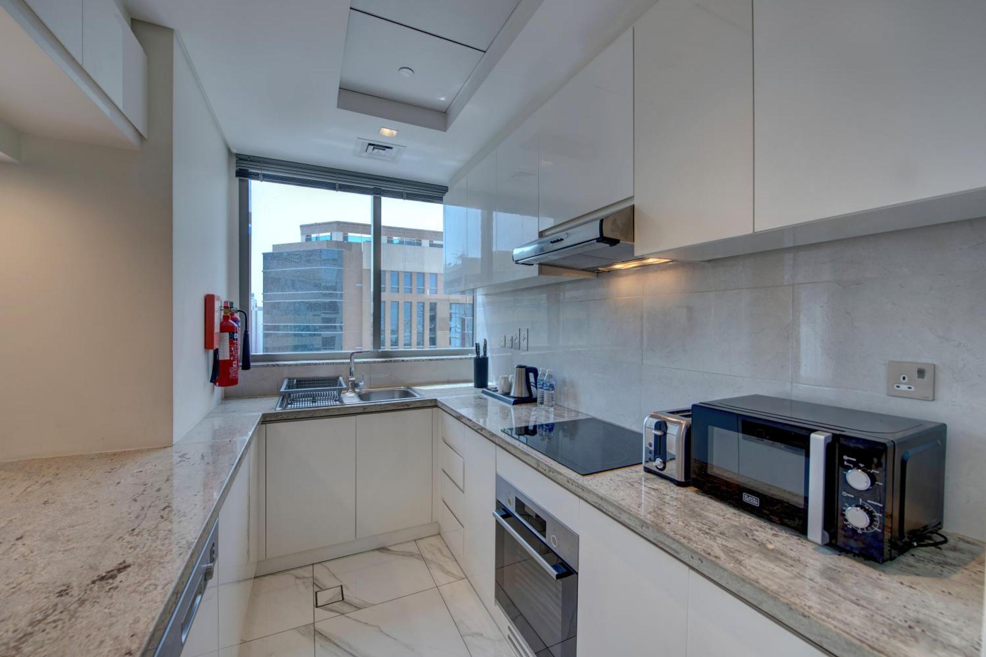 Suha Mina Rashid Hotel Apartments Dubai Exteriör bild